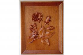 Mahogany Rose, with Ladybugs